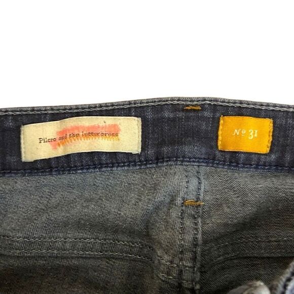 Pilcro and the Letterpress Dark Wash Cropped Pants Size 31 - Picture 3 of 7